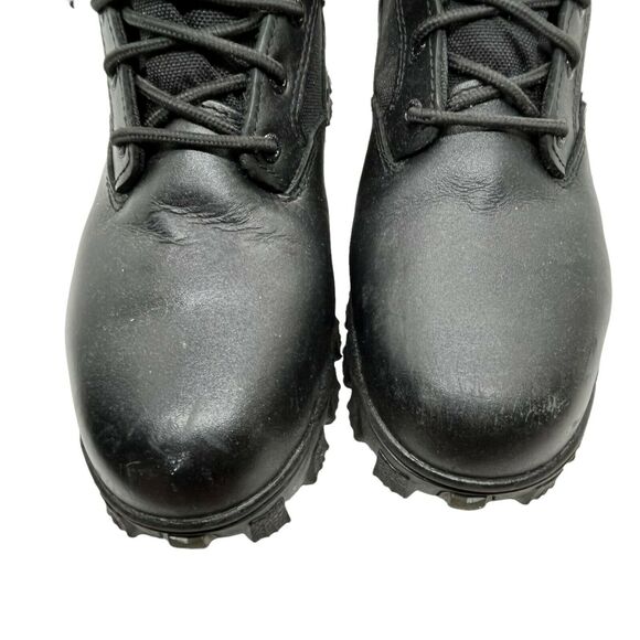 Rocky Mens Alpha Force F241318 Black Leather Lace Up Ankle Casual Work Boots 8 W main image 11